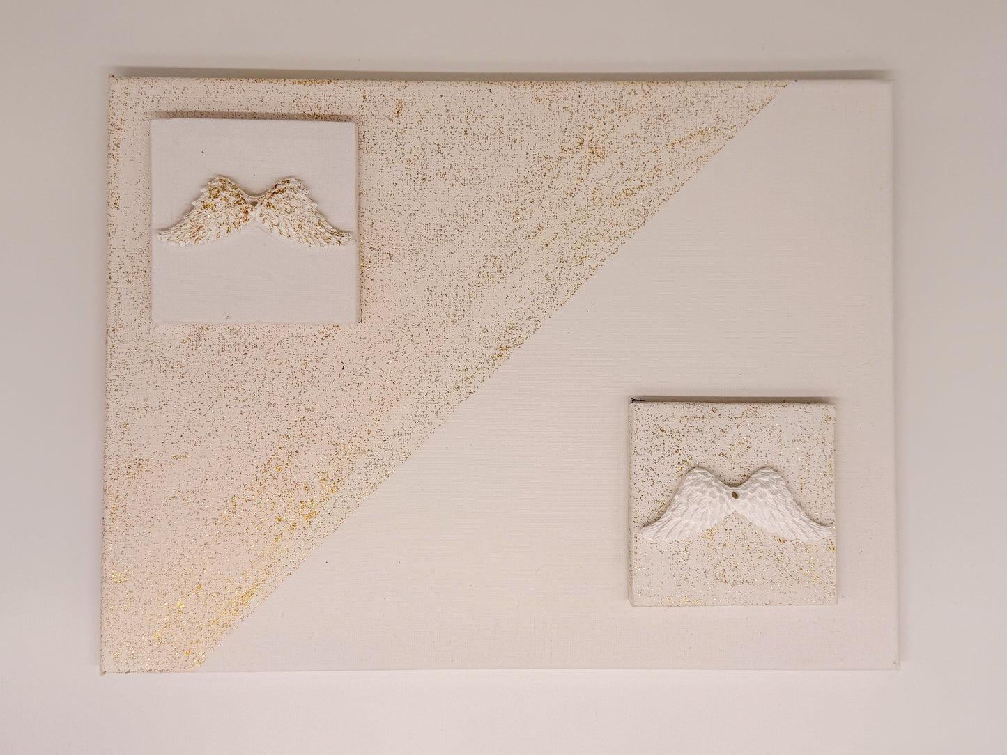 Tela Personalizada com Asas de Anjo – Peça Artesanal Exclusiva