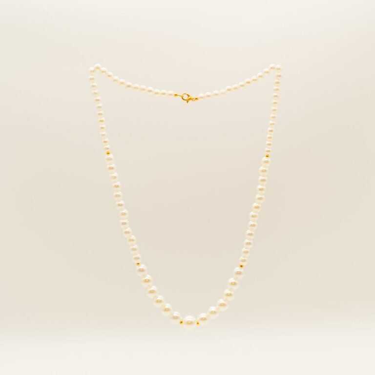 Colar "Pérola & Ouro"